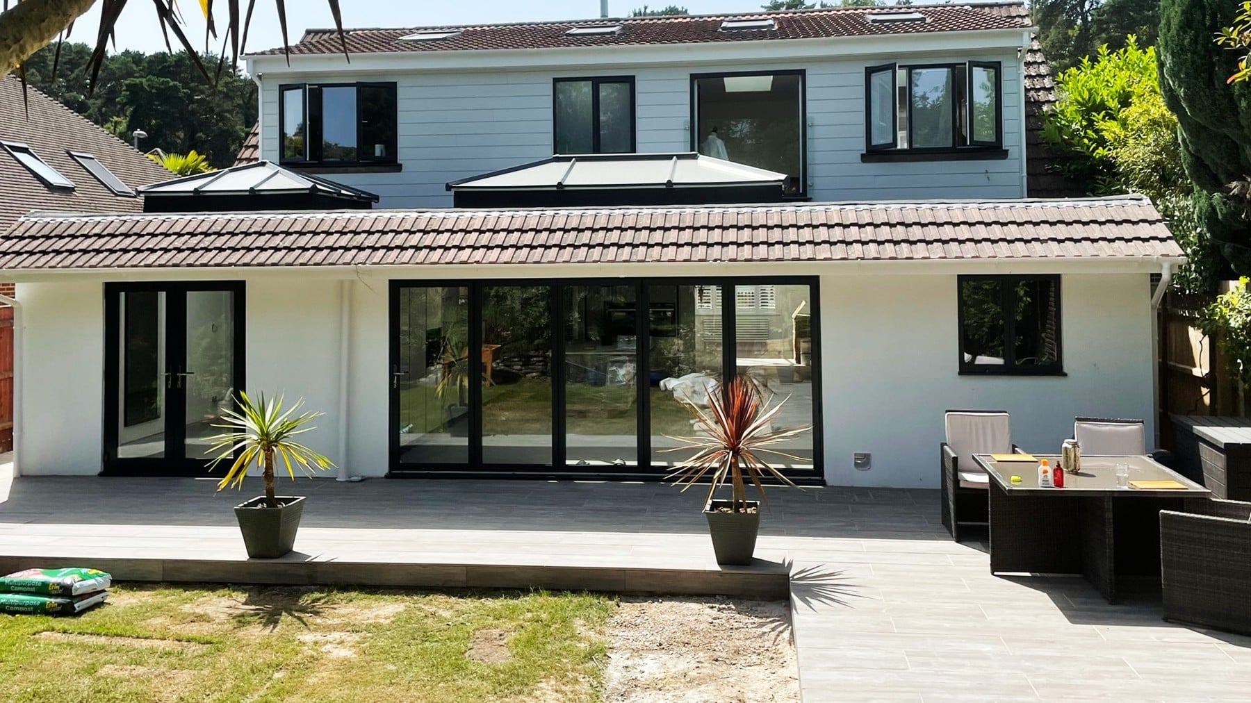Completed property restoration with rendered exterior