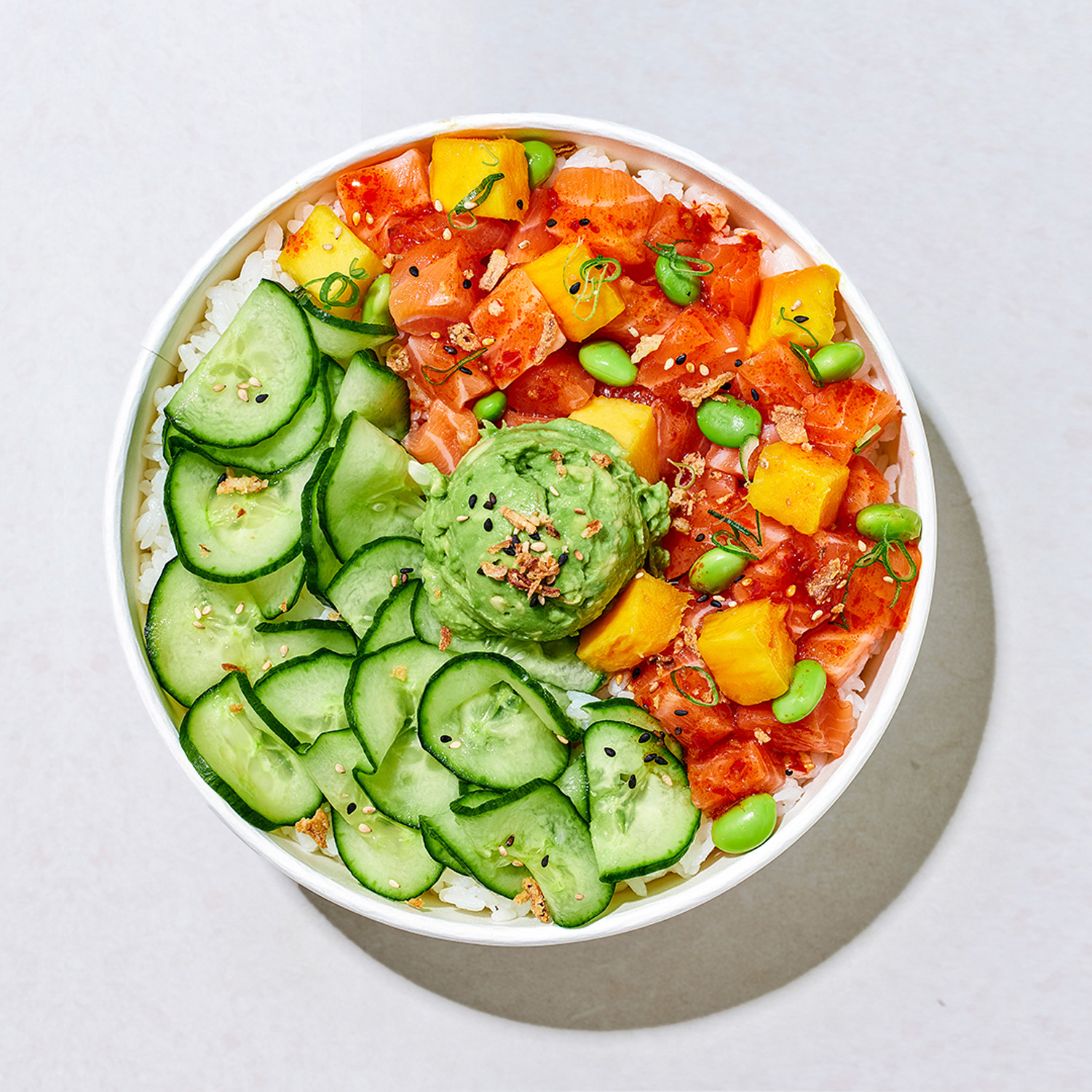 Honi Poke salmon bowl