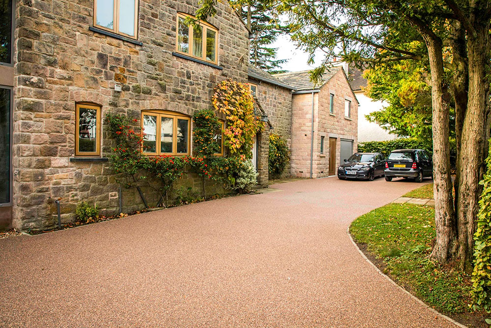 Complete resin bound driveway transformation