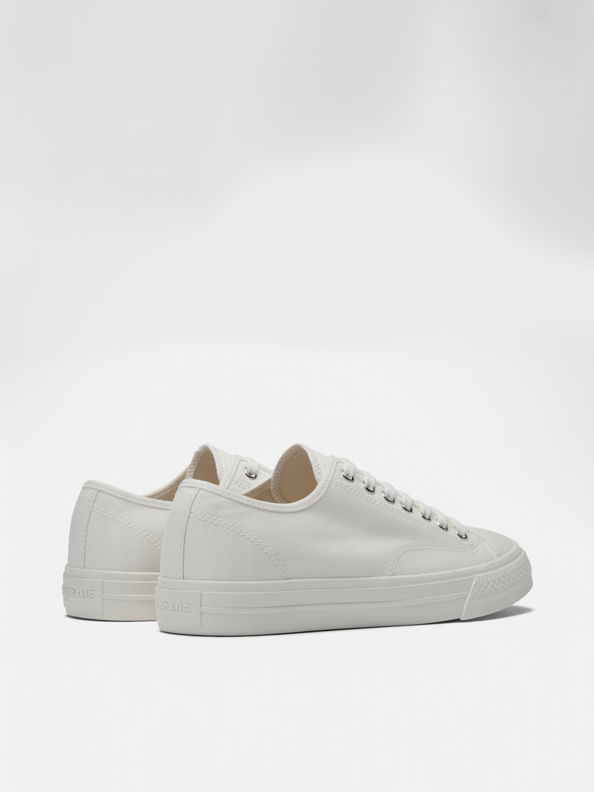 White Canvas Sneakers
