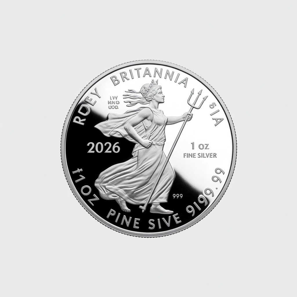 Royal Mint 2026 1oz Silver Britannia Coin