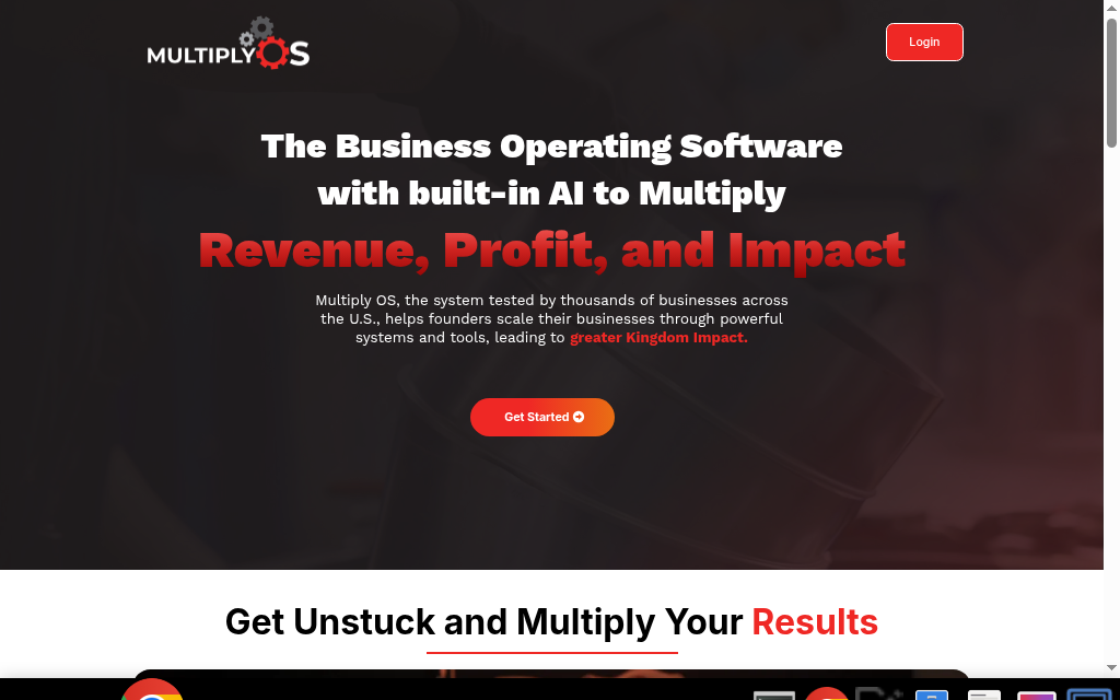 MultiplyOS website