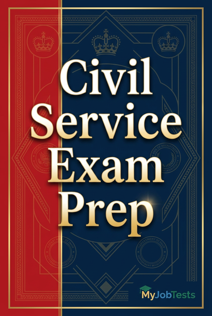 Civil Service Exam Prep Civil Service assessment preparation cover