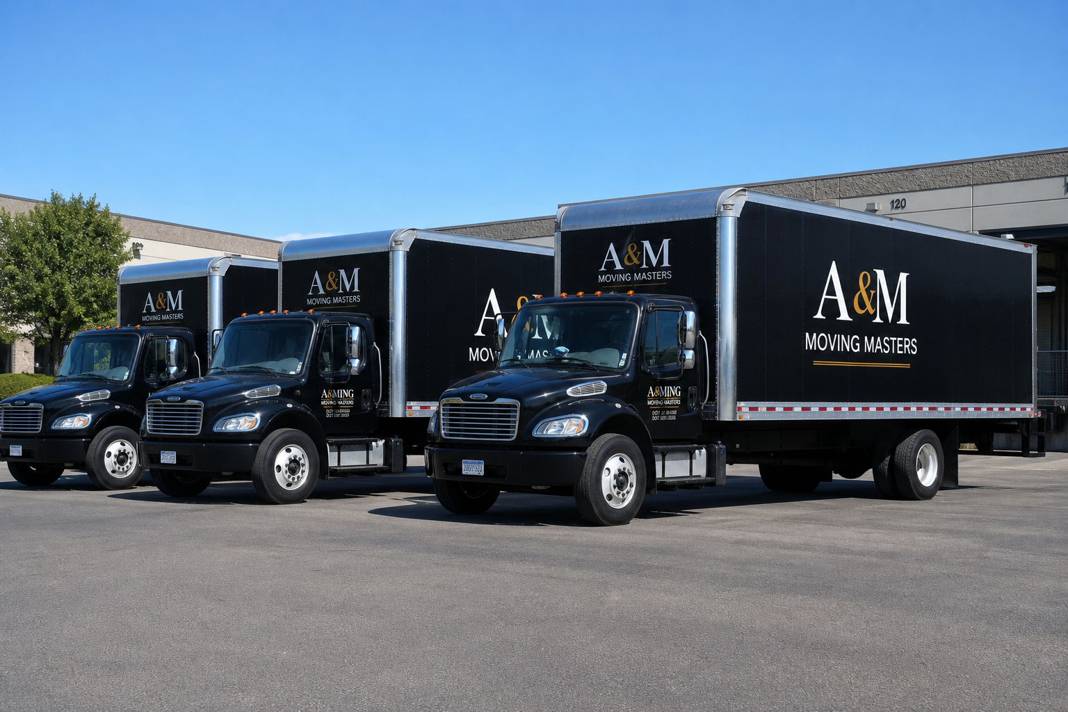 A&M Moving Masters truck fleet