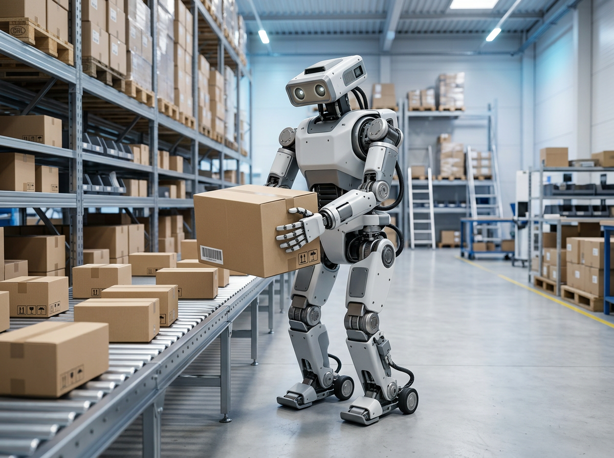 Compact Industrial humanoid robot