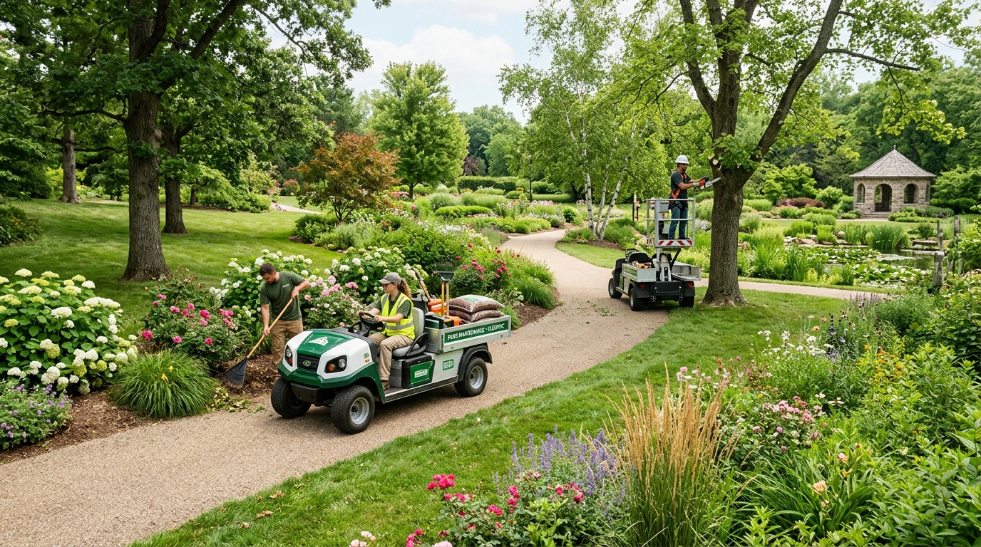 Entretien des espaces verts municipaux