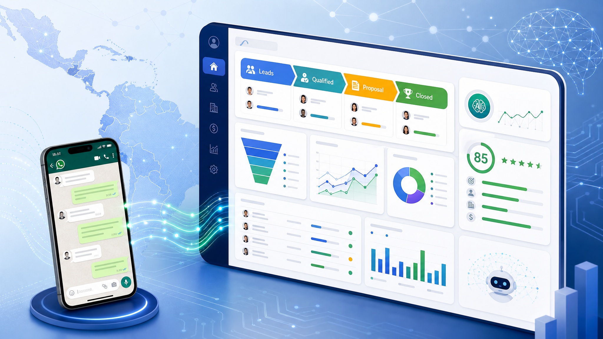 CRM con IA para Ventas: La Guía Definitiva para LATAM en 2026