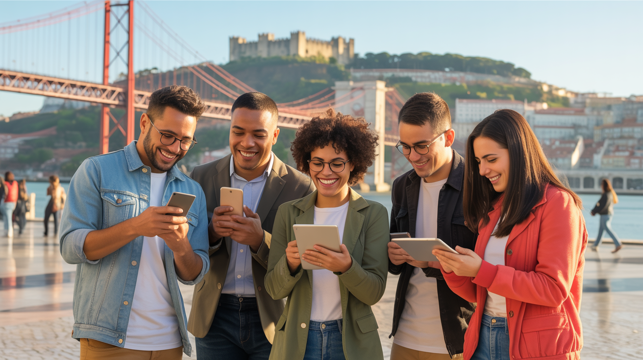 Diverse community in Lisbon