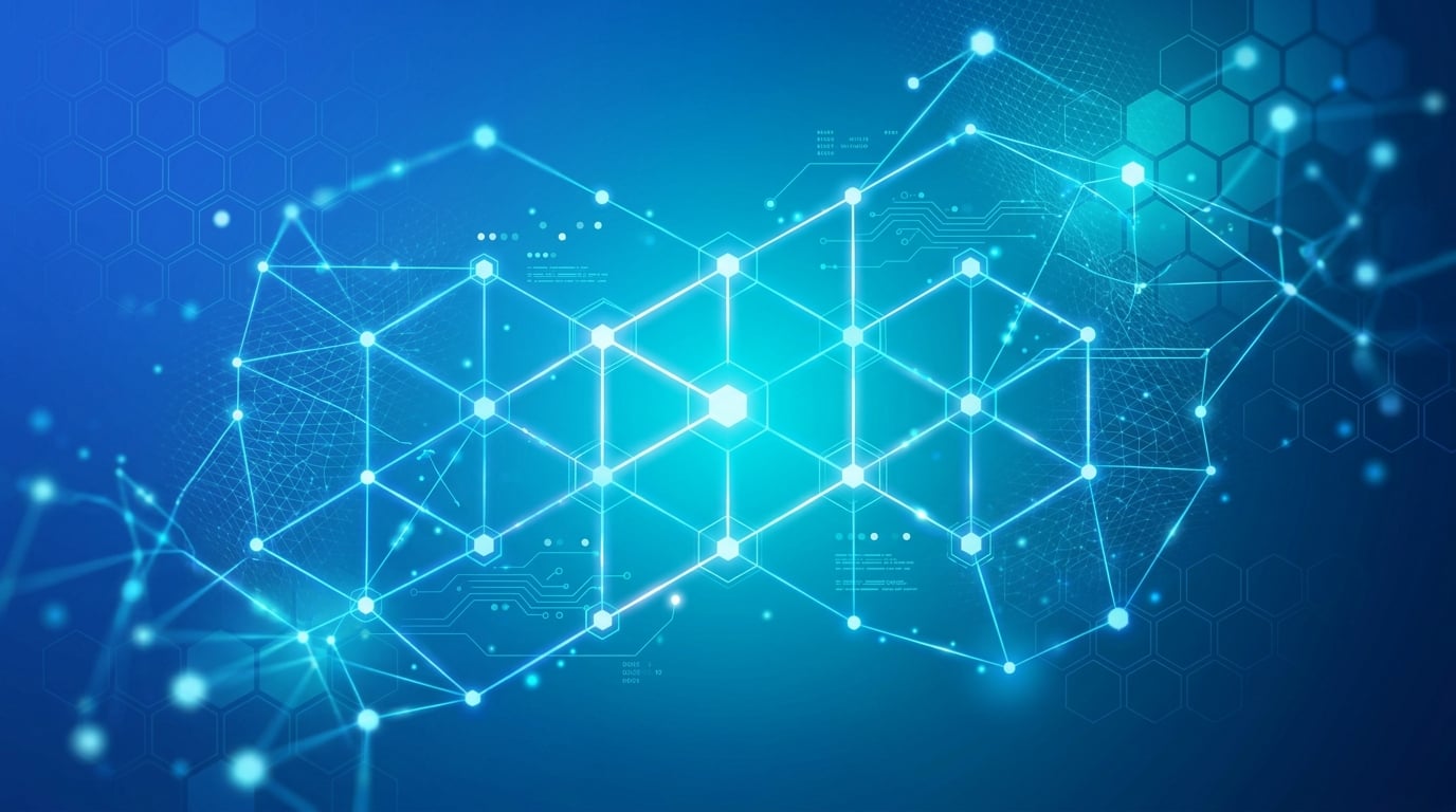 Technology network background