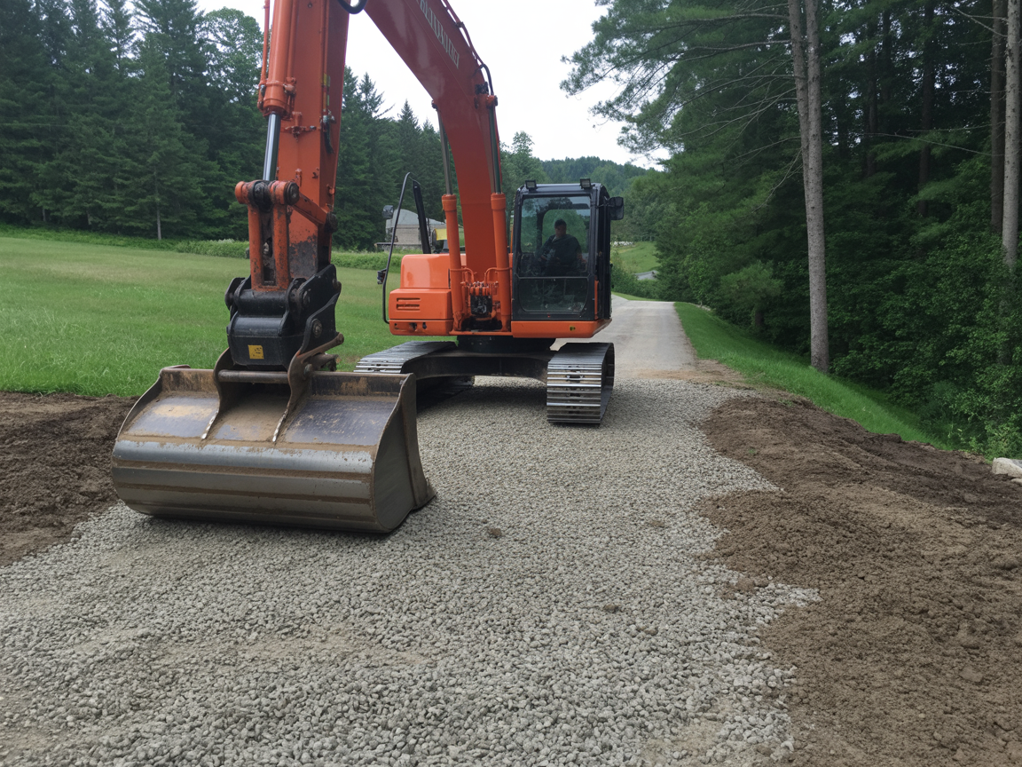 Driveway Grading – Rural Vermont