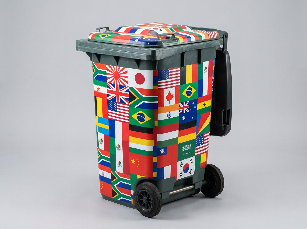 World Flags Mosaic Full Wrap