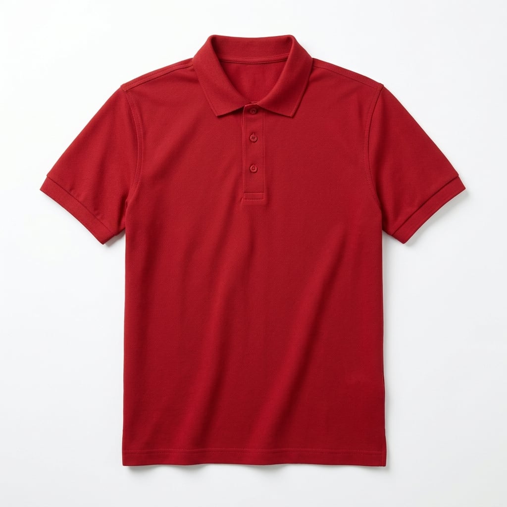 Port Authority Performance Polo in Red