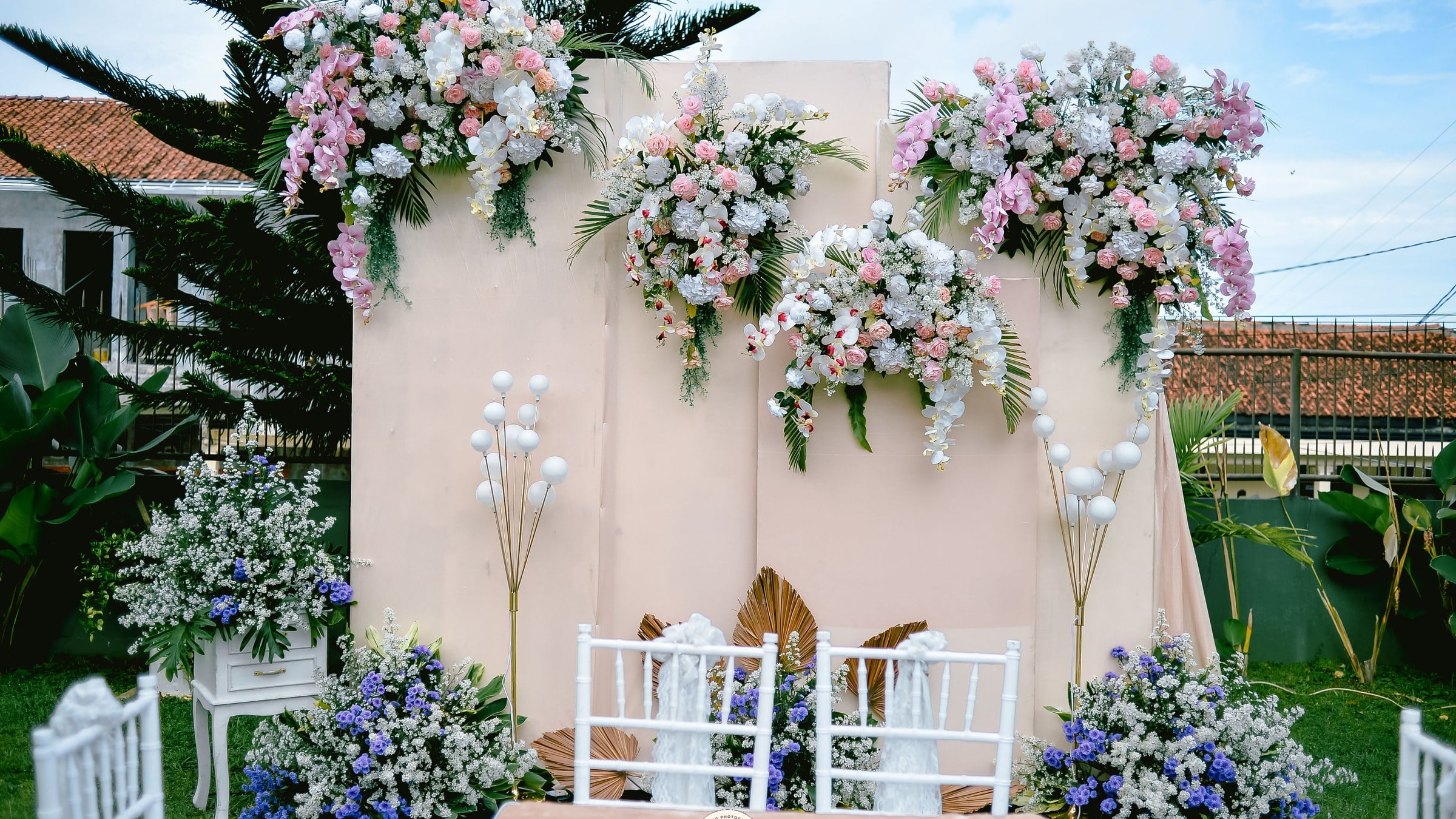 Hasil dekorasi pernikahan HI DECOR