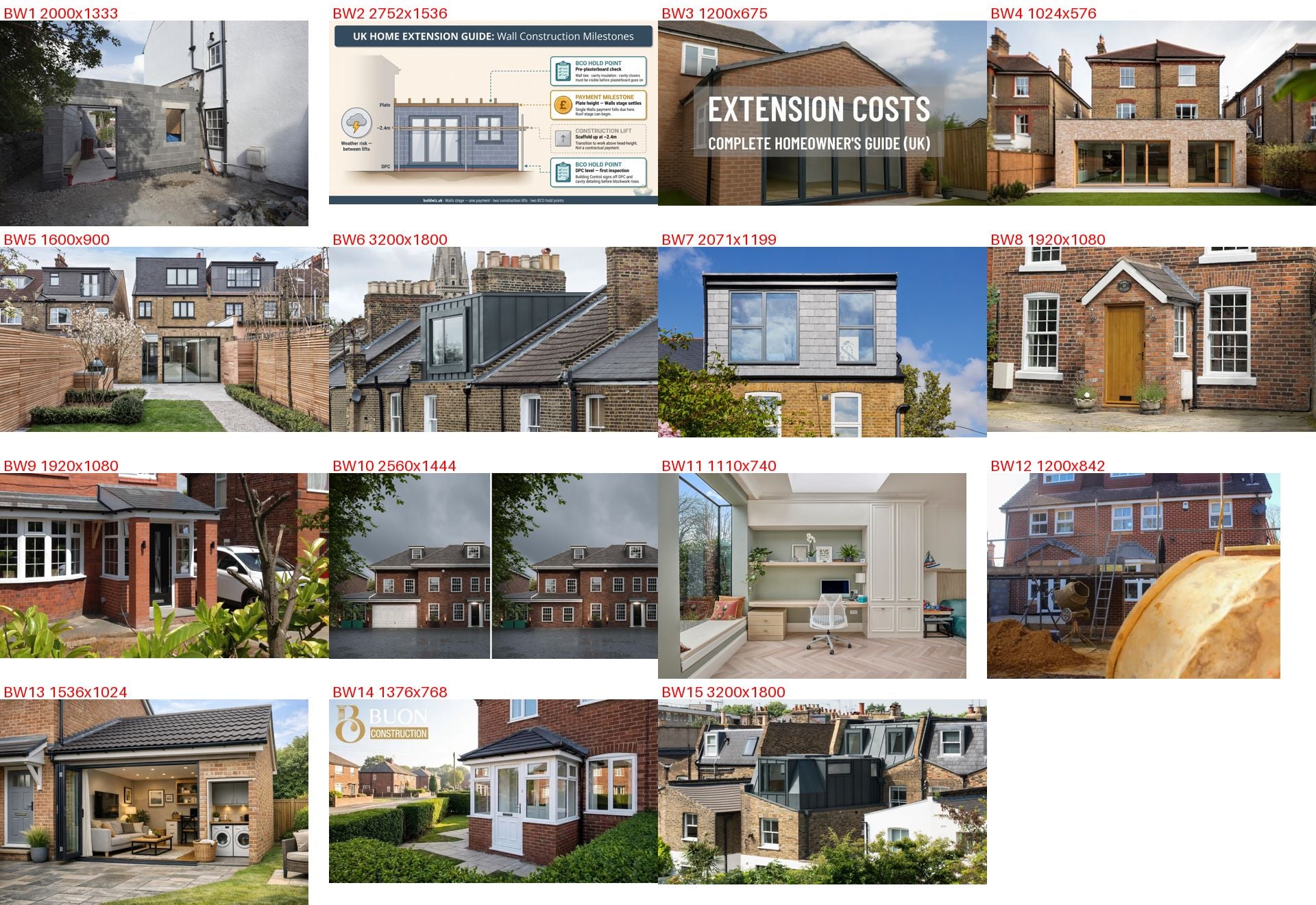 Building Work & Extensions