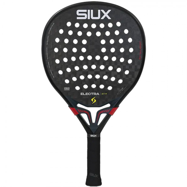 Review de Siux Electra Pro Shadow Red 2026 (Franco Stupaczuk) Siux Electra Pro Shadow Red 2026 (Franco Stupaczuk) - Siux Palas para pádel, vista completa del producto