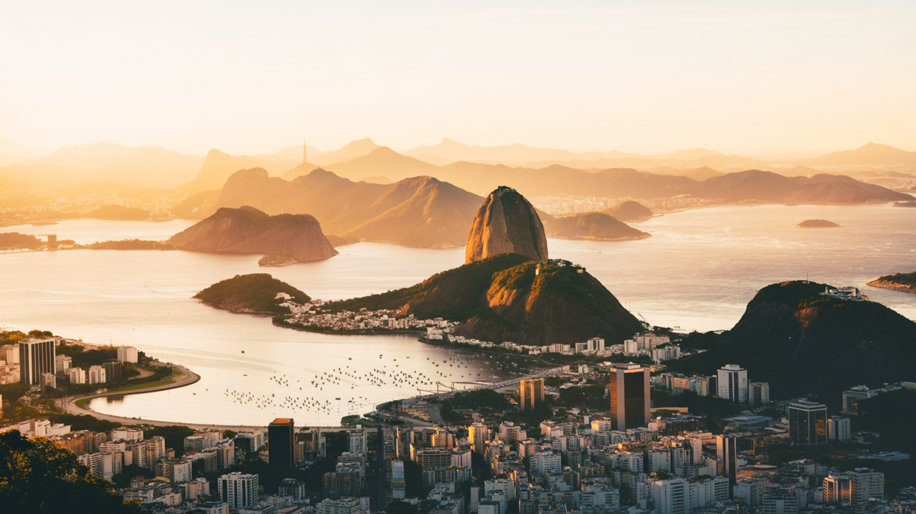 Vista panorâmica do Rio de Janeiro