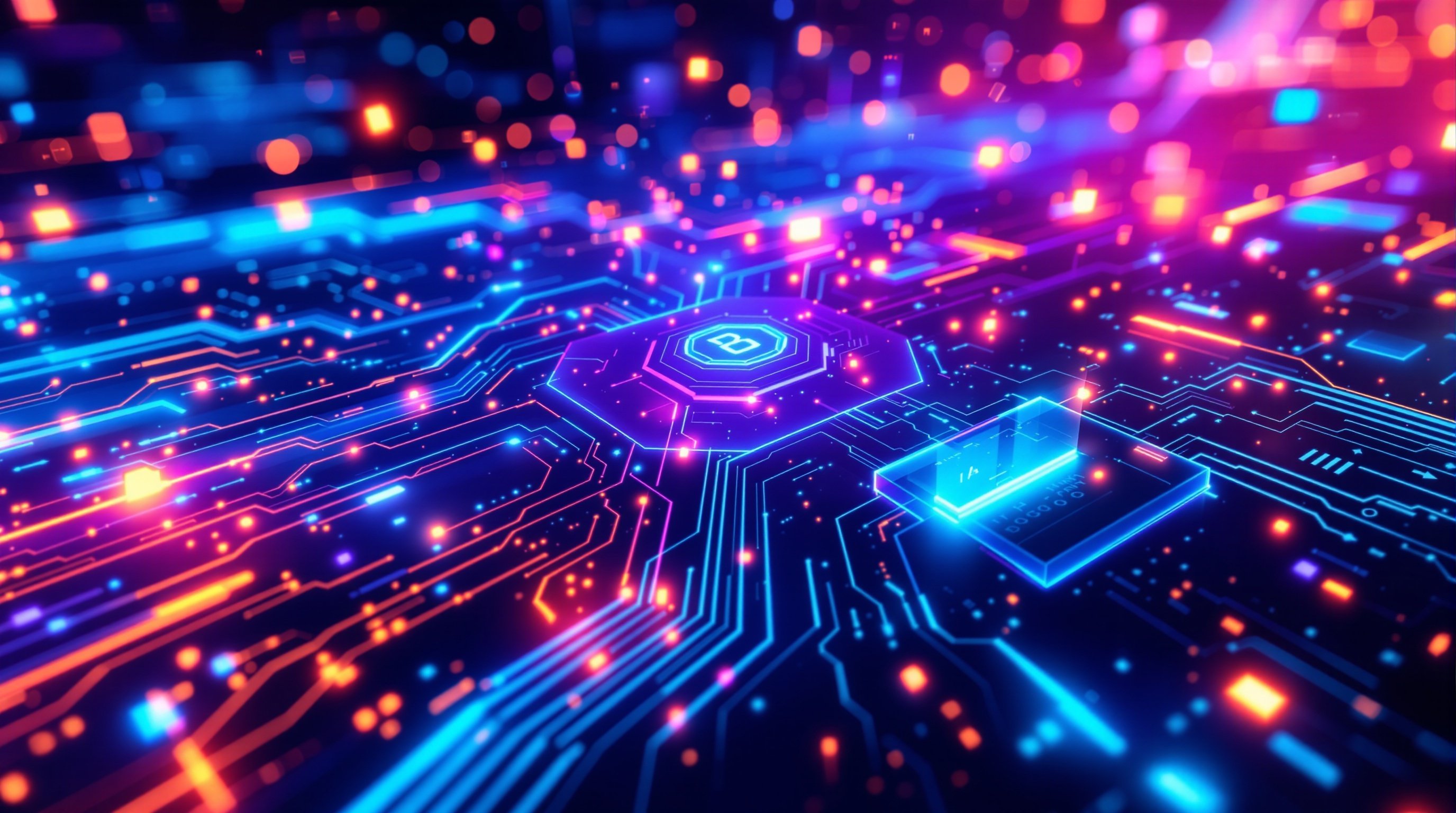 Fond technologique moderne