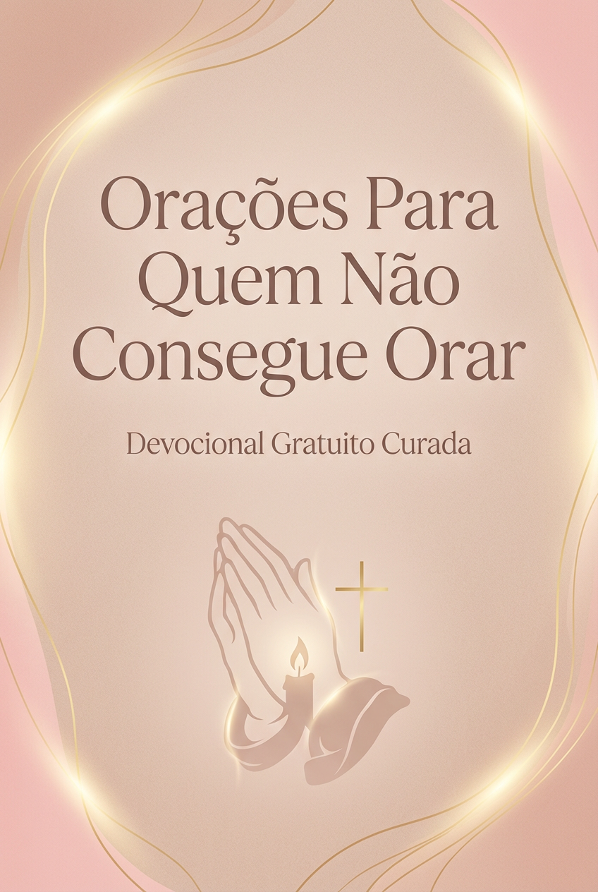 Orações Para Quem Não Consegue Orar