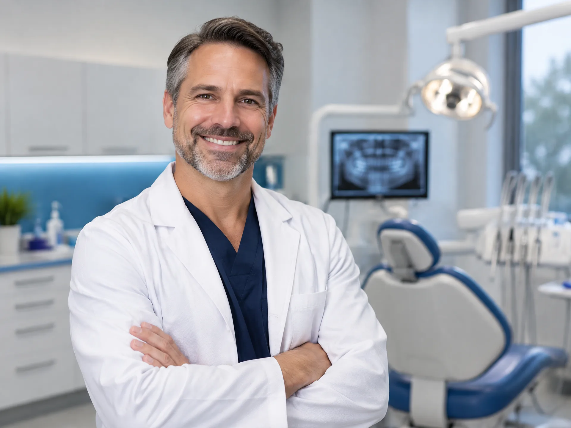 Lead dentist at Emergency Dentist Fort Wayne in the office