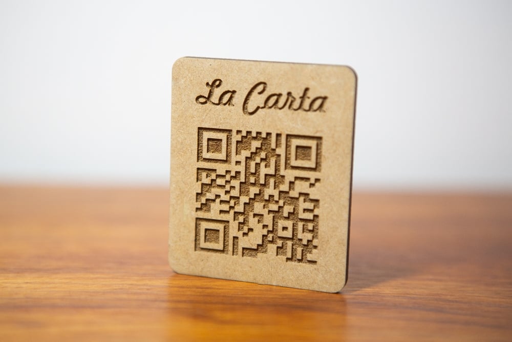 Placa QR Restaurante