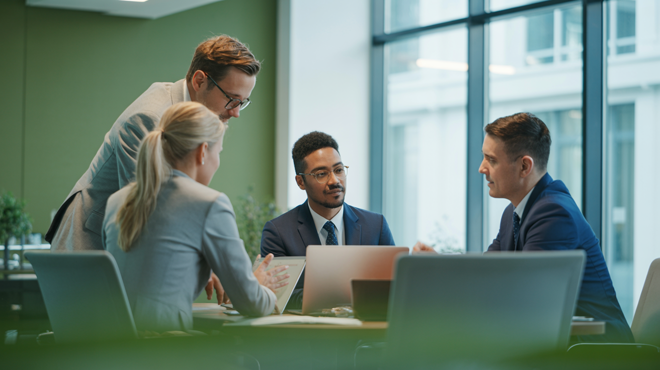 Professional team collaboration