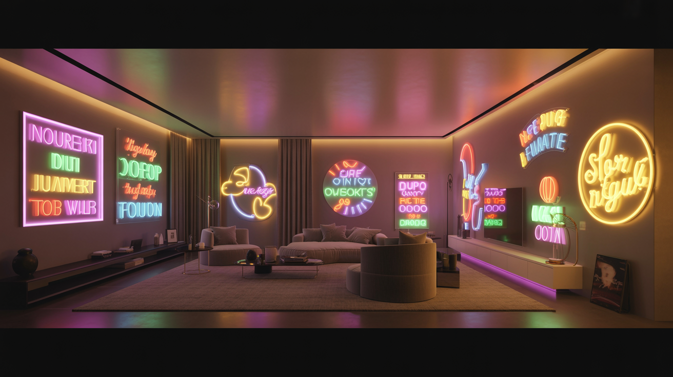 Rótulos de neón LED decorativos para negocios en Oviedo - NeonX Asturias