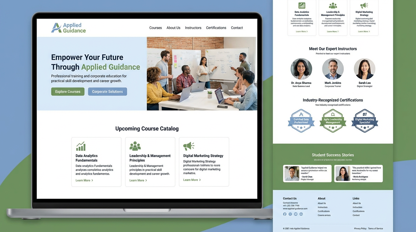 AppliedGuidance.com website screenshot