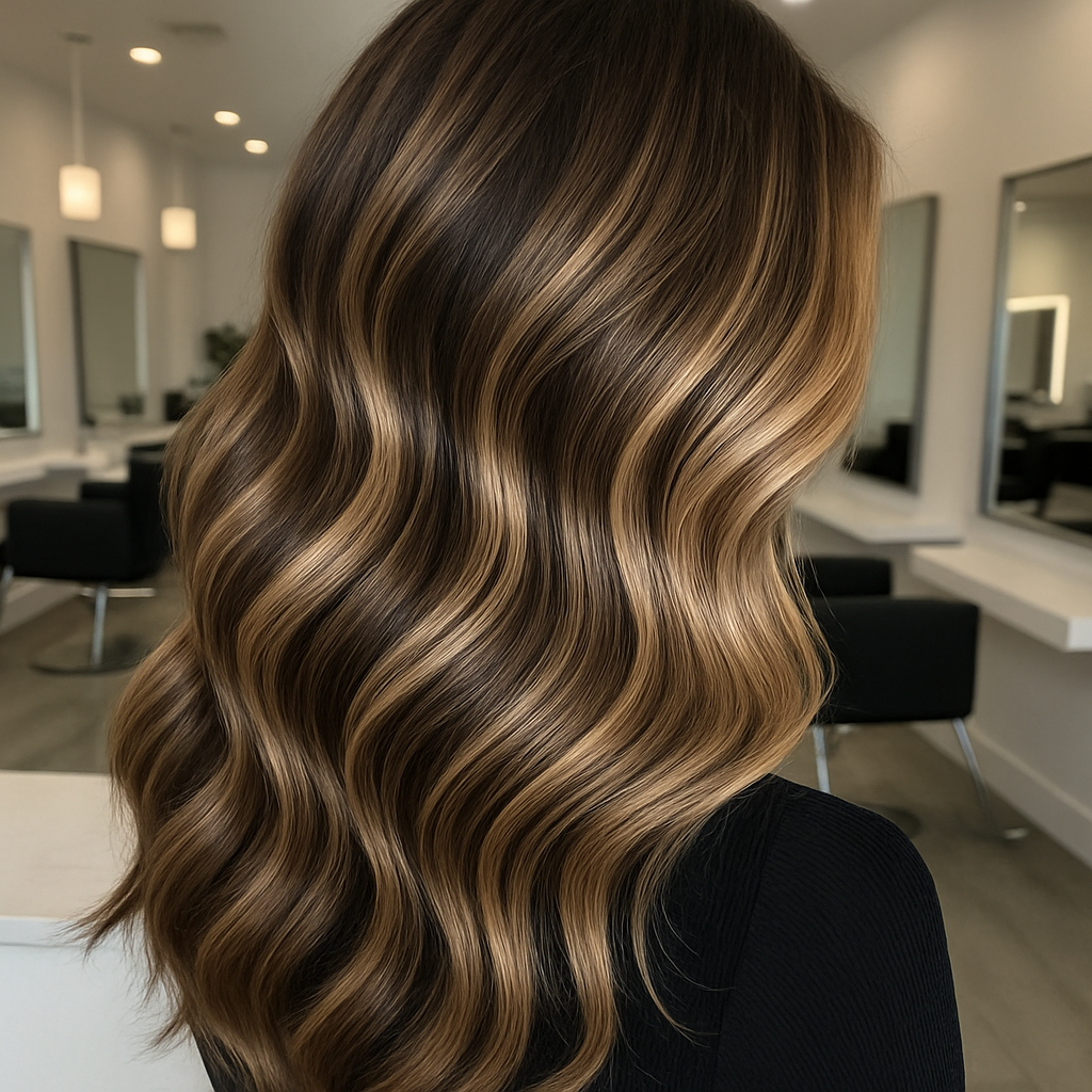 Living for these natural-looking highlights! 😍 Seamless blend, stunning result #balayagespecialist #highlights