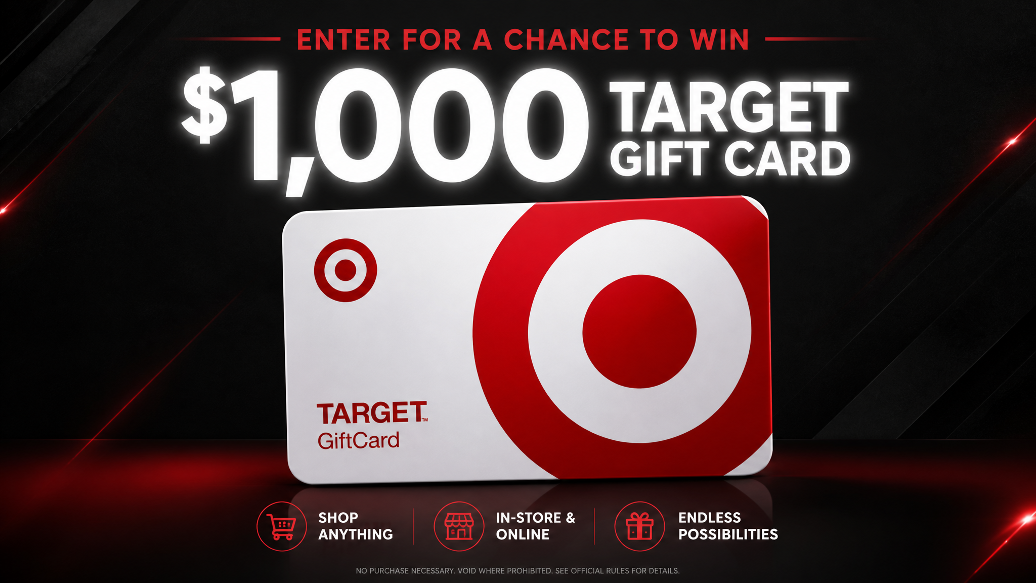 Enter to Win a $1,000 Target Gift Card
