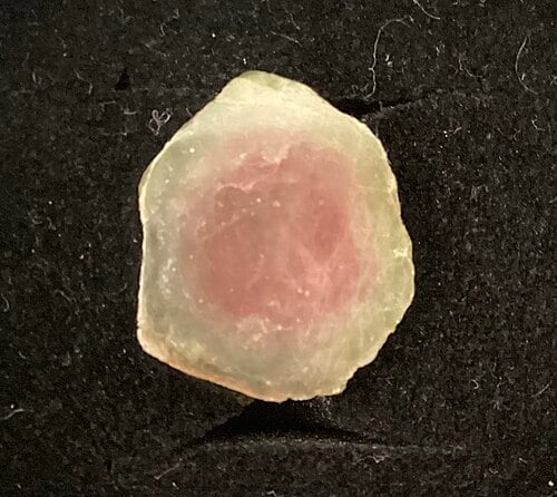 Multi-coloured tourmaline crystals