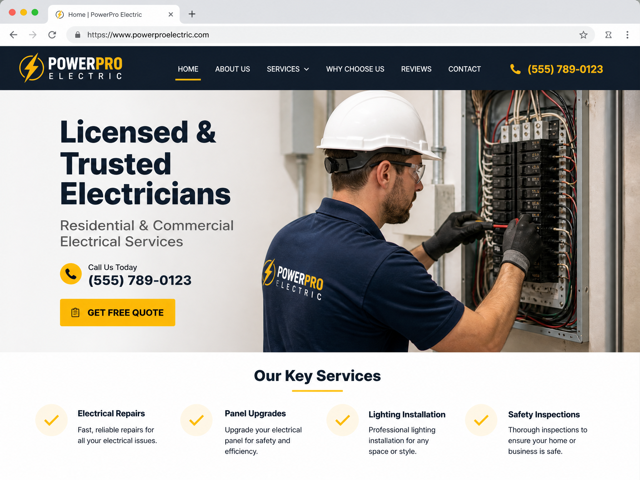 Sample — Electrical Services