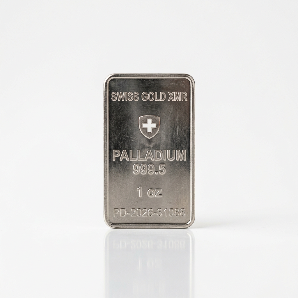 1oz Palladium Bar PAMP Fortuna
