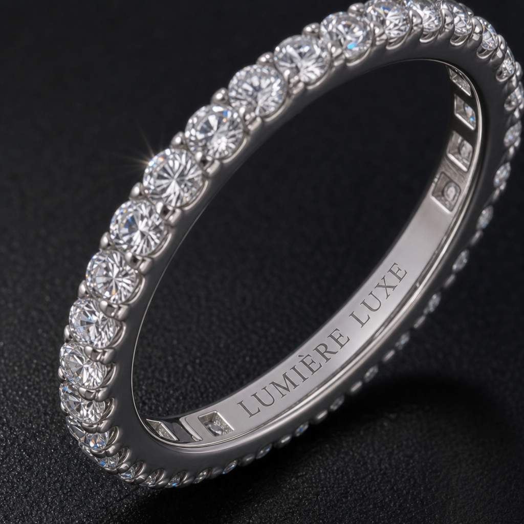 Crystal Pavé Band Ring — alternate view