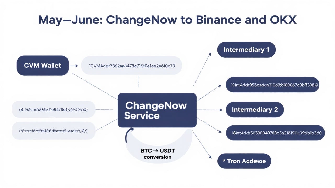ChangeNow Route Diagram