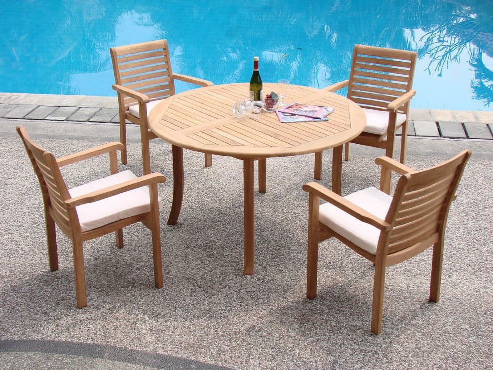 Kensington 4-Seater Round Dining Set