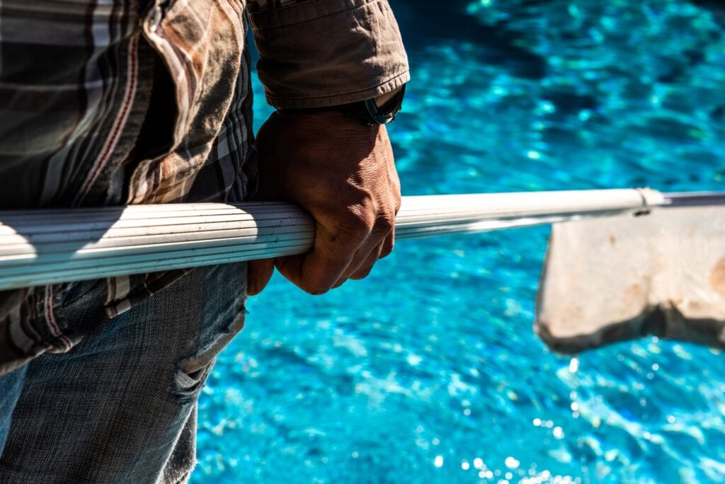 Pool services background