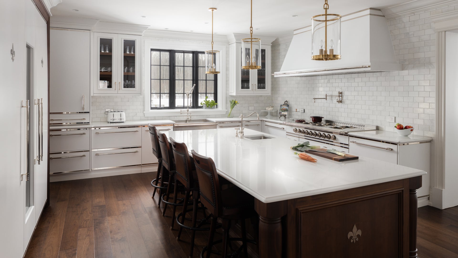 Luxury kitchen interior in a Golden Isles home
