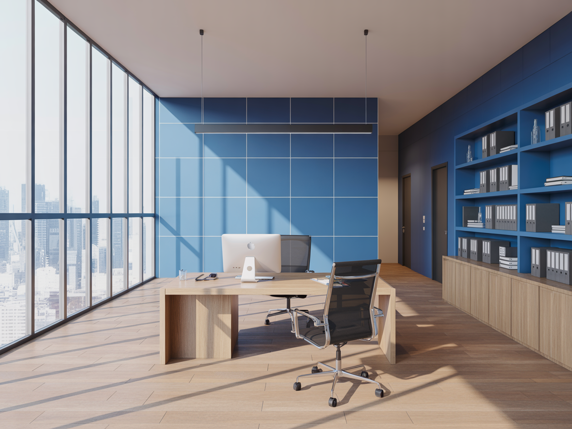 Oficina inmobiliaria elegante