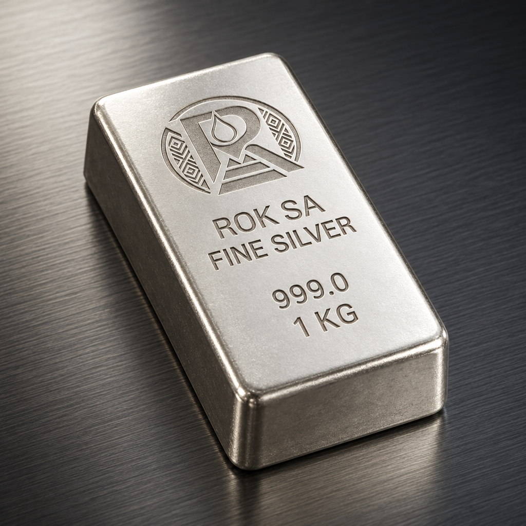 1 KG Silver Bar – 999.0 fine Silver