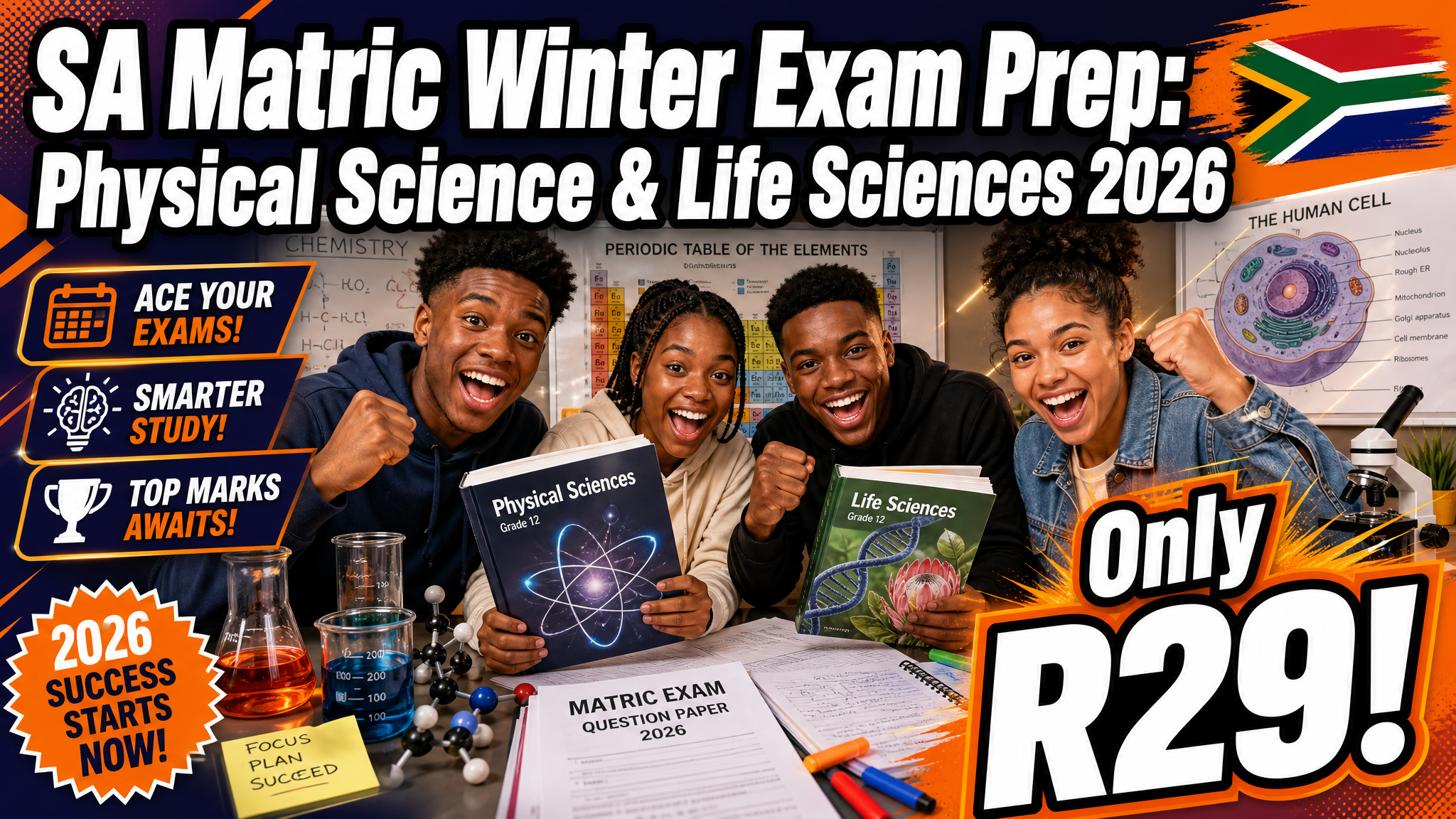 SA Matric Winter Exam Prep: Physical Science & Life Sciences 2026