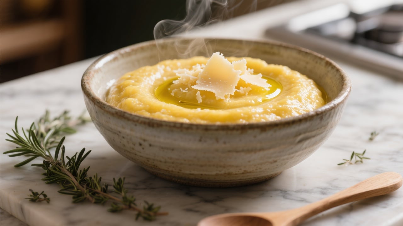 Polenta crémeuse : recette italienne 7 Image