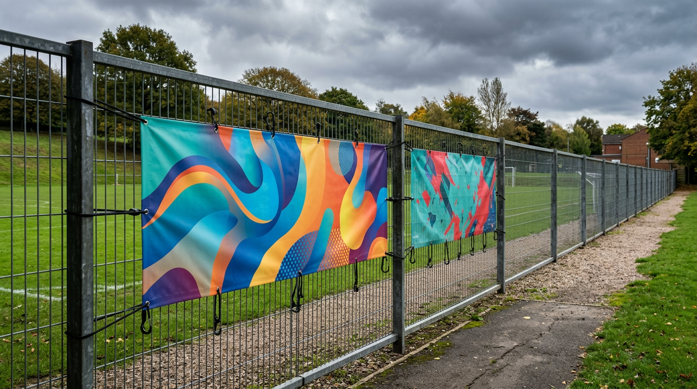 Choosing the Right Banner Material for UK Weather: Vinyl vs Mesh vs PVC