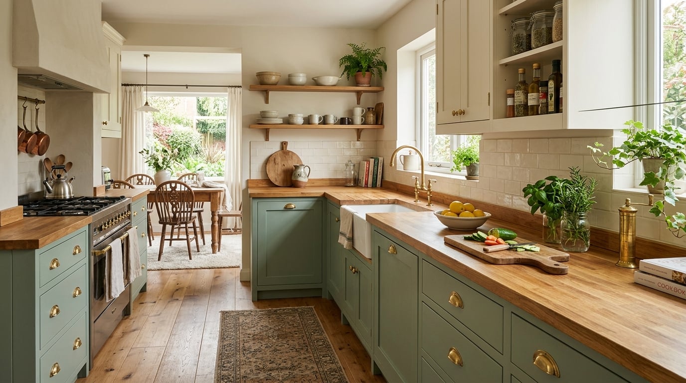 Warm Woodland Kitchen