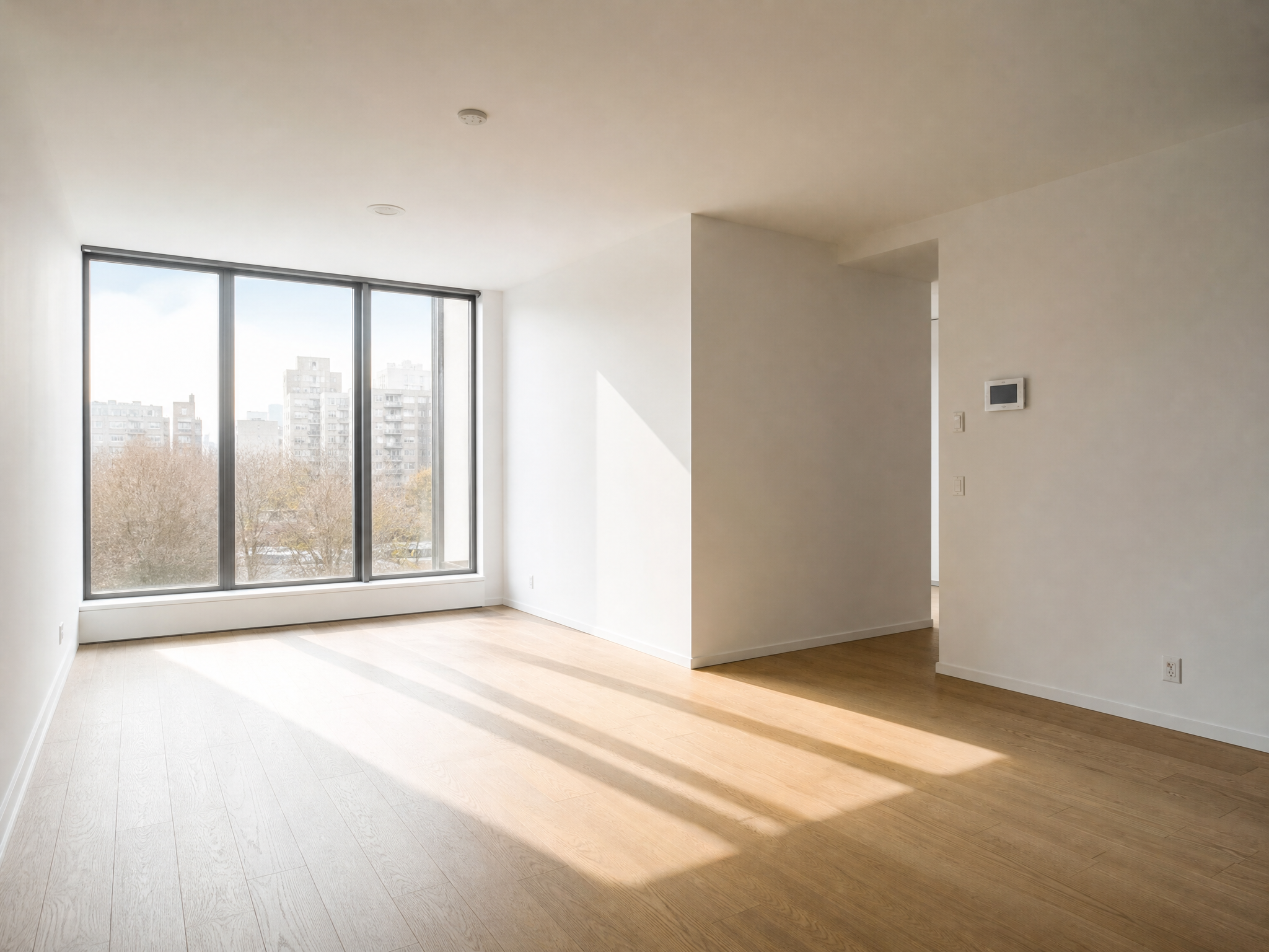 Apartamento vacío sin alquilar