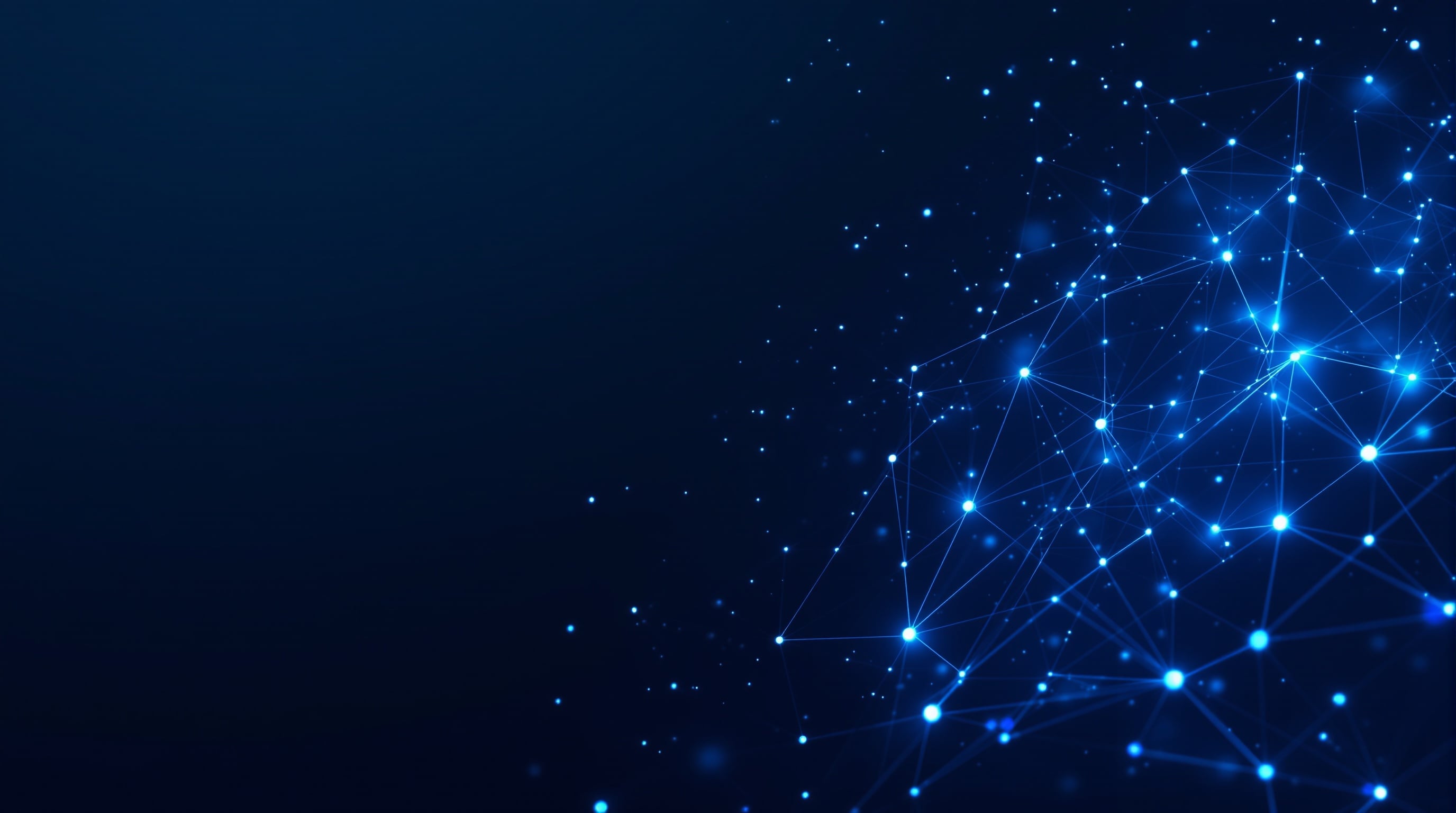 Abstract network constellation background