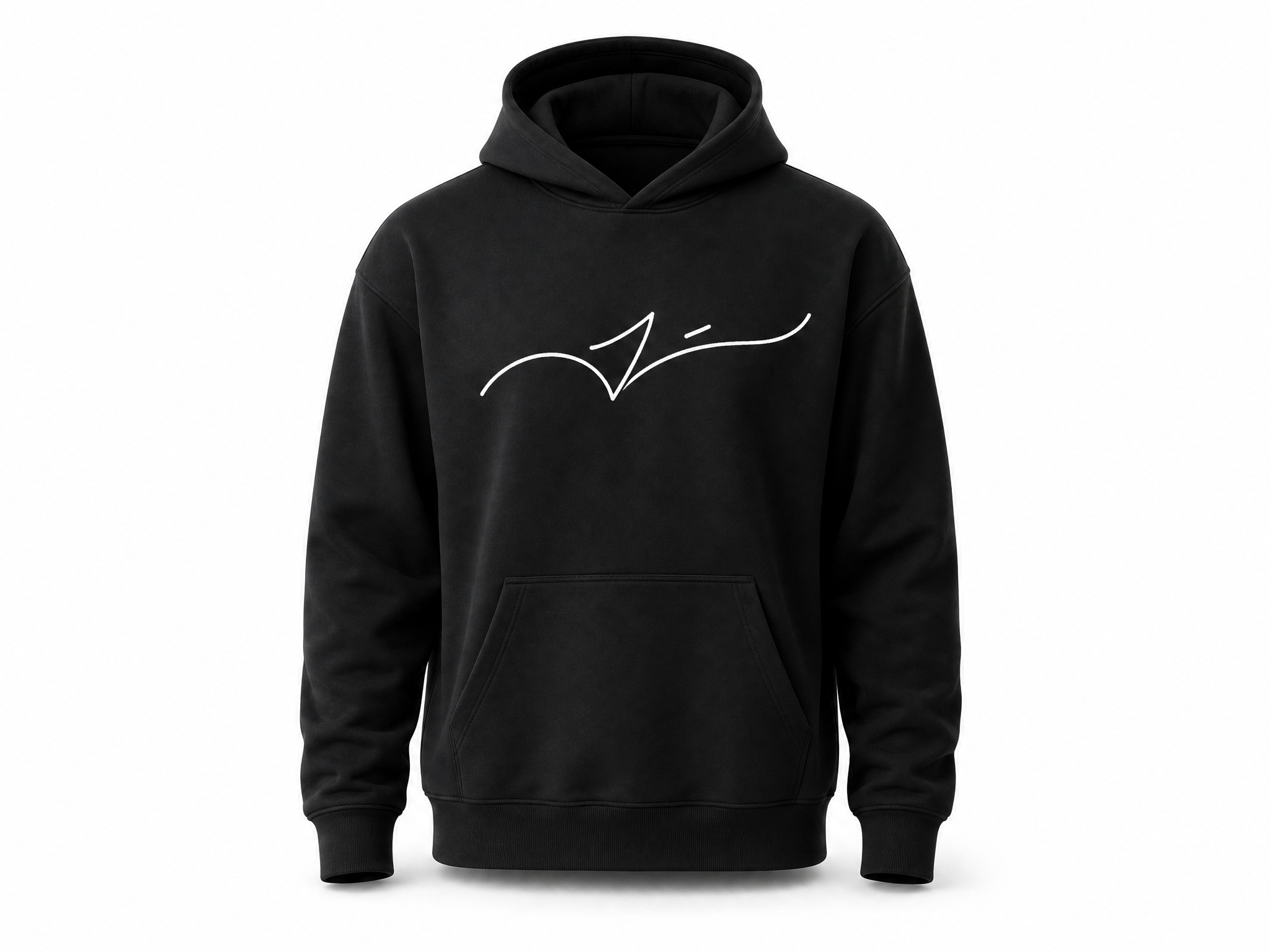 Black Signature Hoodie