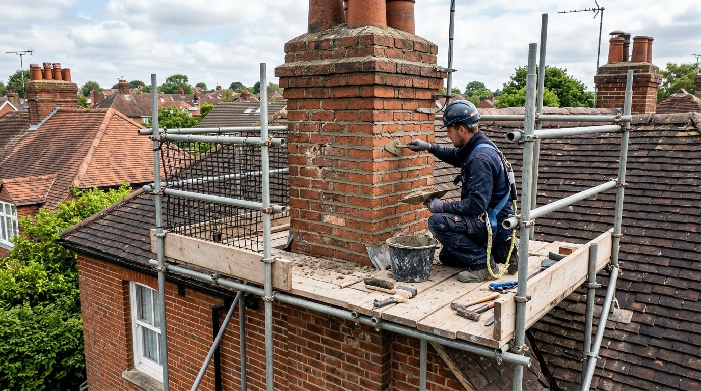 Chimney Repairs & Repointing service by Thames Valley Roofing