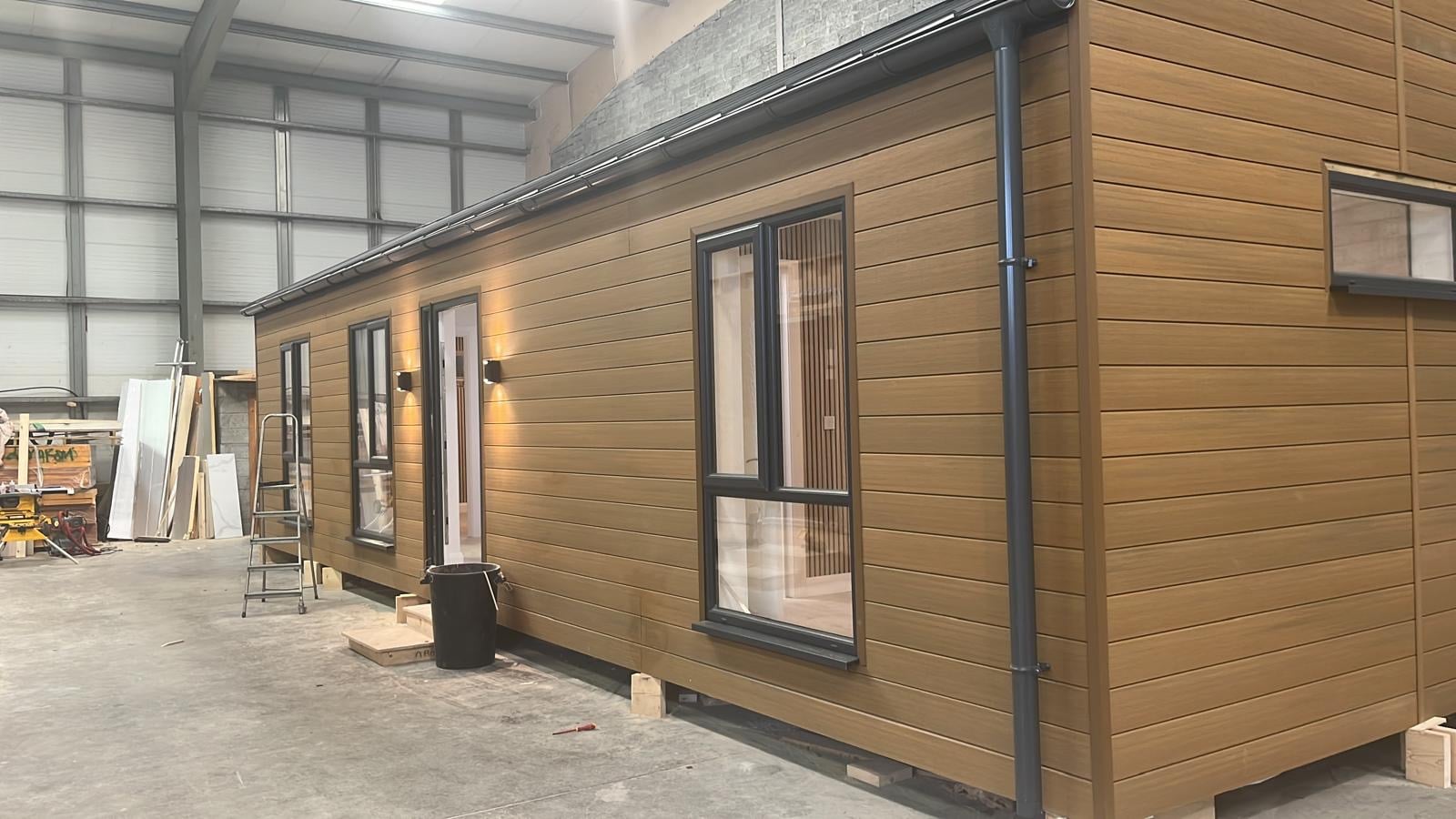 Completed cabin ready for delivery