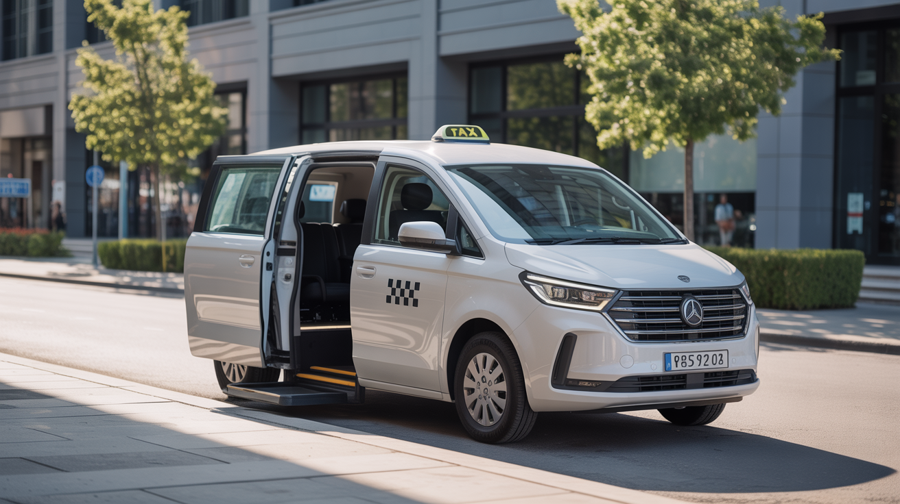 Renta por Horas - taxi accesible para personas con discapacidad en CDMX con rampa y silla de ruedas
