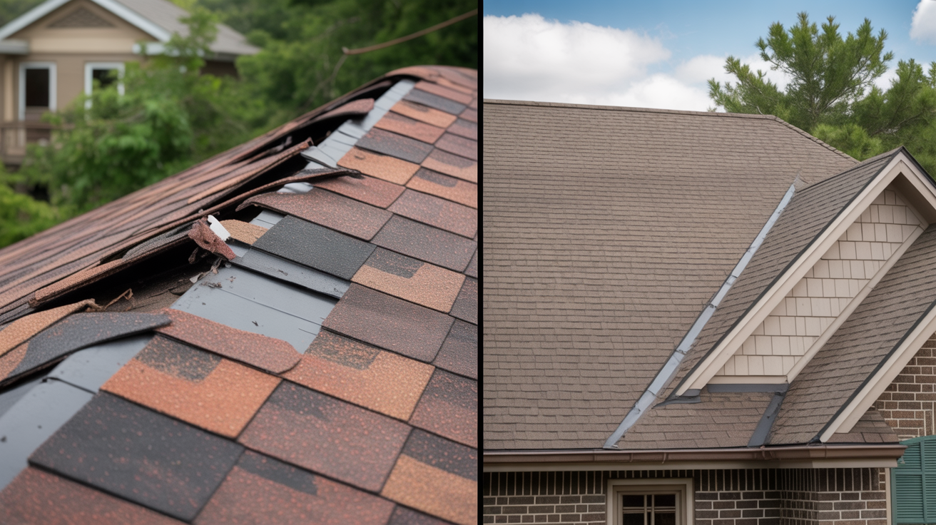 Storm Damage Repair installation in Houston